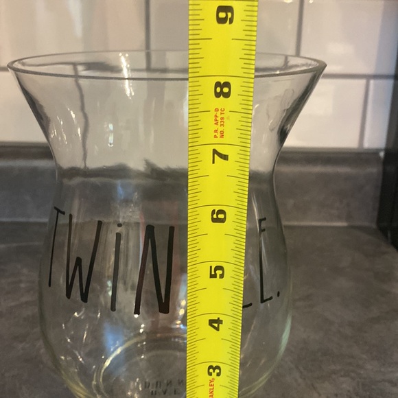 Rae Dunn TWINKLE Clear Glass Vase - Picture 4 of 5